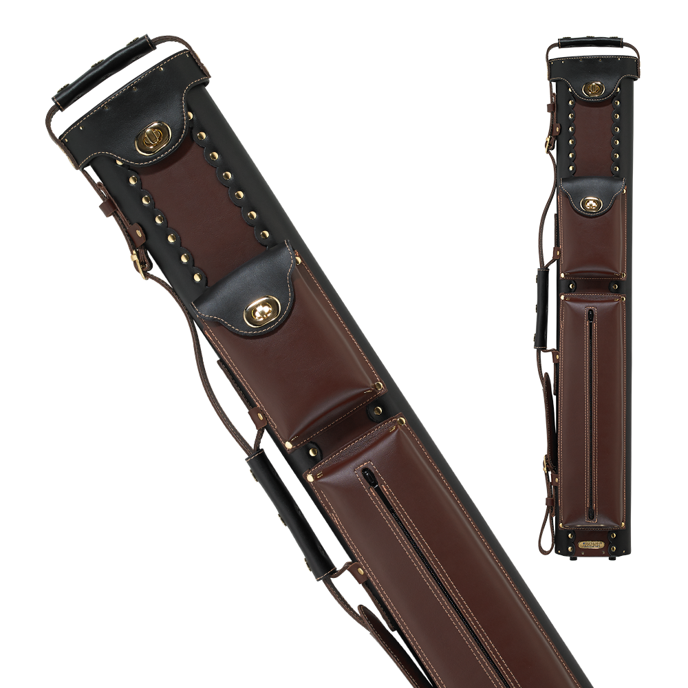 Instroke ISC24 Cowboy Pool Cue Case - Mixed Black/Brown Cases