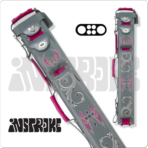 Instroke ISXL La Bella Donna Pool Cue Case - Grey Cases