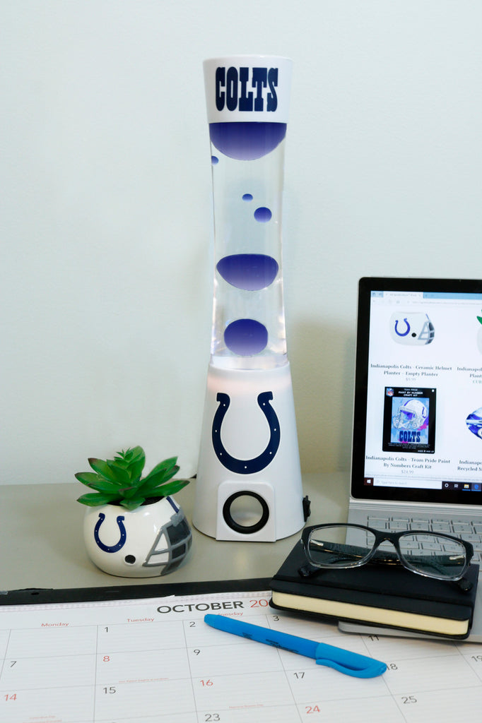 Indianapolis Colts Magma Lamp - Bluetooth Speaker - Sporticulture