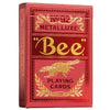 Bicycle Playing Cards: Bee Metalluxe Red