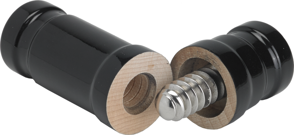 Action JPEX Exotic Wood Joint Protectors  - Black Stained Maple 5/16 x 18