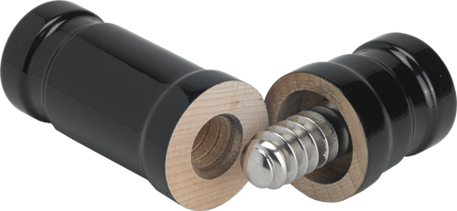 Action JPEX Exotic Wood Joint Protectors  - Black Stained Maple  5/16 x 14