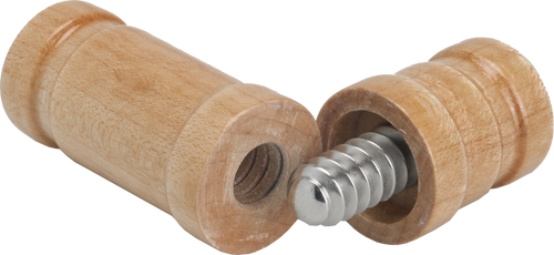 Action JPEX Exotic Wood Joint Protectors  - Birdseye Maple 5/16 x 14