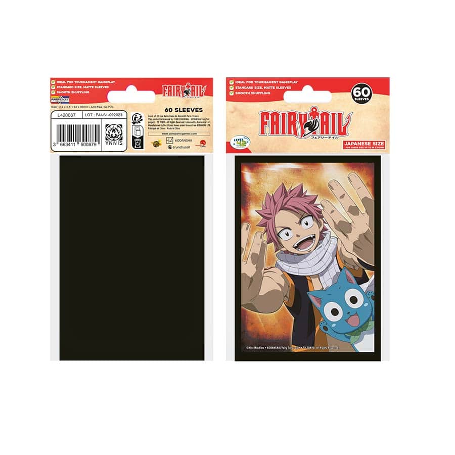 Japanime Games -  Heroes Of Fairy Tail: Natsu & Happy Mini Sleeves