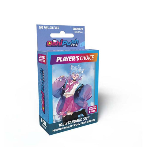 Japanime Games -  Oshi Push Tcg: Gen Two Hidden Links: Limited Edition Standard Foil Sleeves Linechu (105Ct) Pre-Order