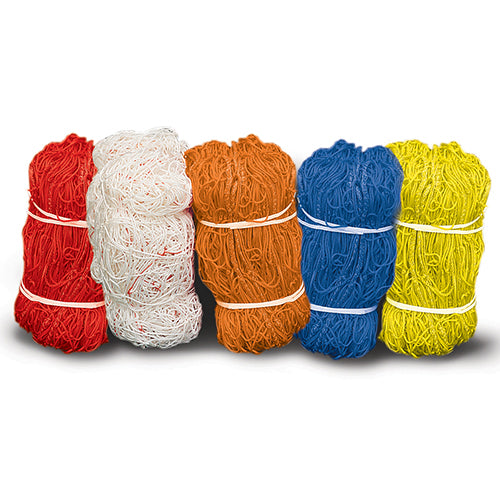 SuperJock 3 mm & 4 in. Square Mesh Soccer Net, White - 6.5 x 12