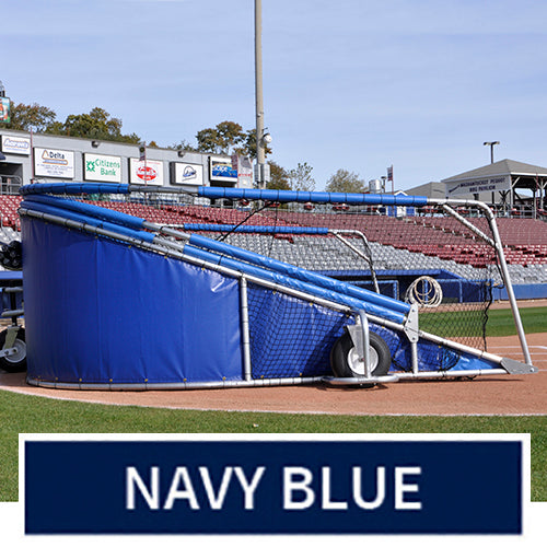 SuperJock Vinyl Skirt  Navy Blue