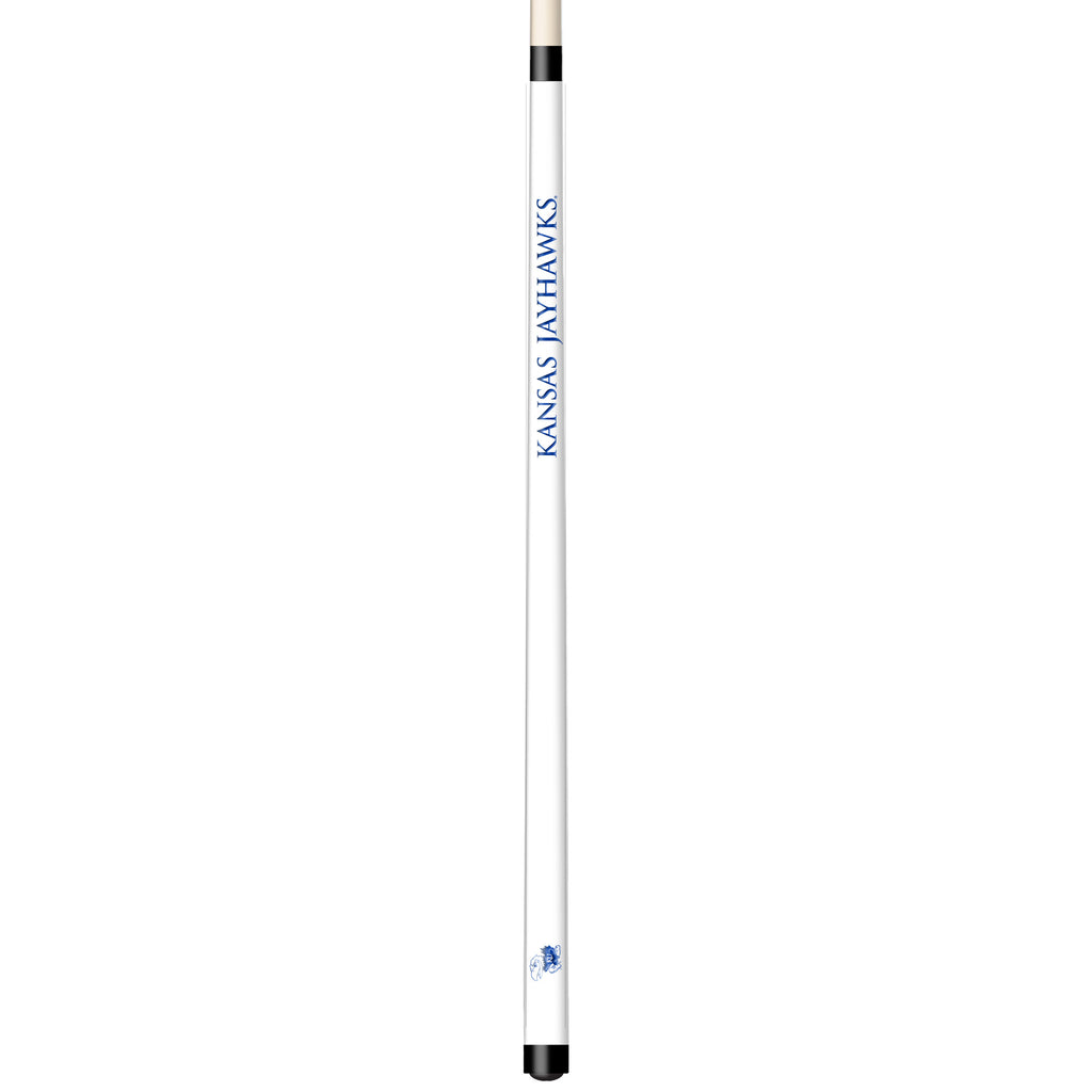 KANSAS ENGRAVED BILLIARD CUE WHITE / BLUE - KANBCE101-JR