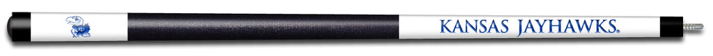 KANSAS ENGRAVED BILLIARD CUE WHITE / BLUE - KANBCE101