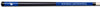 KANSAS COLOR ENGRAVED BILLIARD CUE WHITE / BLUE - KANBCE931