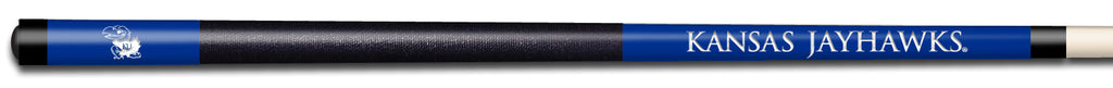 KANSAS COLOR ENGRAVED BILLIARD CUE WHITE / BLUE - KANBCE931