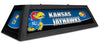 KANSAS 42'' SPIRIT GAME TABLE LAMP - STOCK BLUE - KANBSL421
