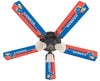 KANSAS CEILING FAN - 52'' BLUE/RED - KANFAN100-52