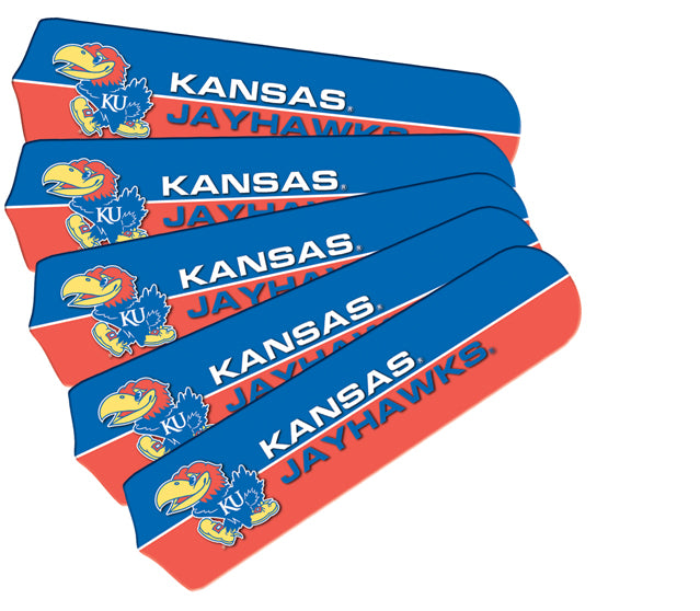 KANSAS FAN BLADE SET BLUE/RED - KANFBL100-52