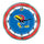 KANSAS NEON WALL CLOCK - 18'' BLUE FACE / RED NEON - KANNWC100-18