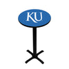 KANSAS PEDESTAL PUB TABLE BLUE - KANPTB231