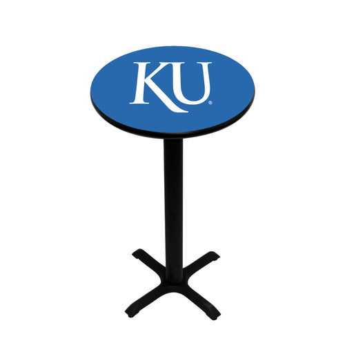 KANSAS PEDESTAL PUB TABLE BLUE - KANPTB231