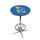KANSAS CHROME FOOT RING PUB TABLE BLUE - KANPTR101