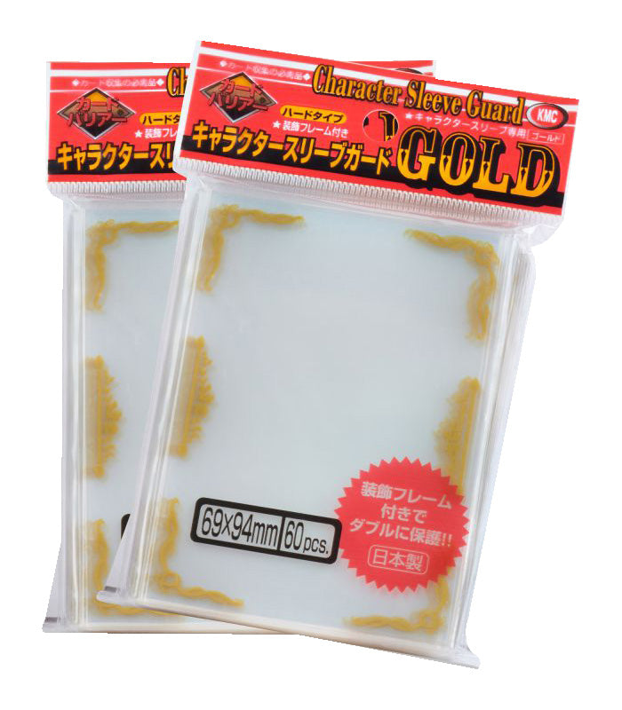 Kmc - Kmc Sleeves: Standard Character Guard - Gold Scroll 60Ct