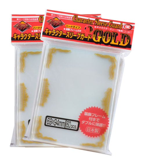 Kmc - Kmc Sleeves: Standard Character Guard - Gold Scroll 60Ct