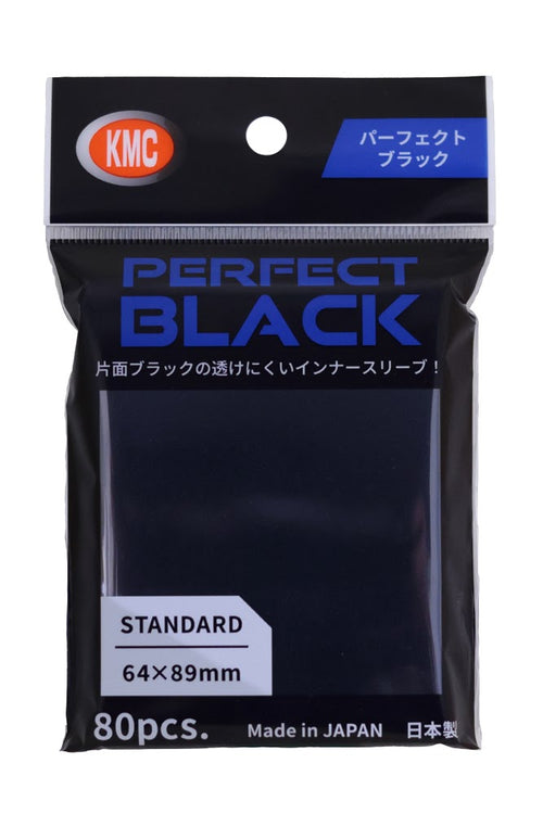 Kmc - Kmc Sleeves: Standard Perfect - Black 80Ct