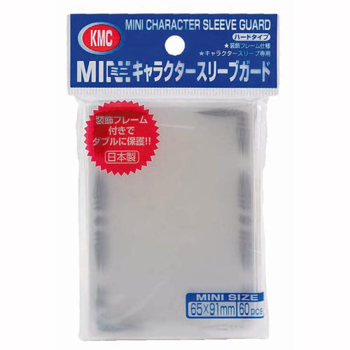 Kmc Sleeves/Tundra Investments -  Gaming Card Sleeve - Kmc Mini Sleeve: Character Guard Clear (60Ct)