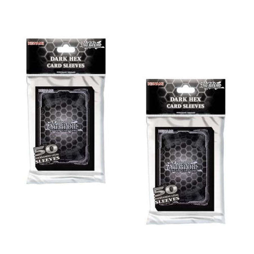 Konami Digital Entertainment -  Yu-Gi-Oh!: Card Sleeves: Dark Hex (50Ct)