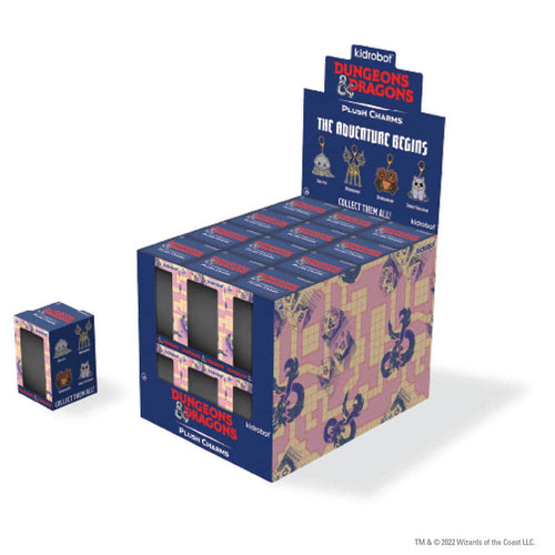 Kidrobot -  Dungeons And Dragons: 3-Inch Plush Charms Wave 2 (24Ct Display)