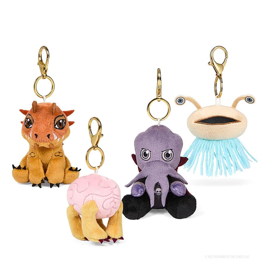 Kidrobot -  Dungeons And Dragons - D&D 3-Inch Plush Charms Wave 3 (24Ct Display) Pre-Order