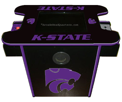 KANSAS STATE ARCADE CONSOLE TABLE GAME BLACK - KSUAGC100