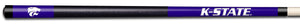 KANSAS STATE COLOR ENGRAVED BILLIARD CUE WHITE / PURPLE - KSUBCE931