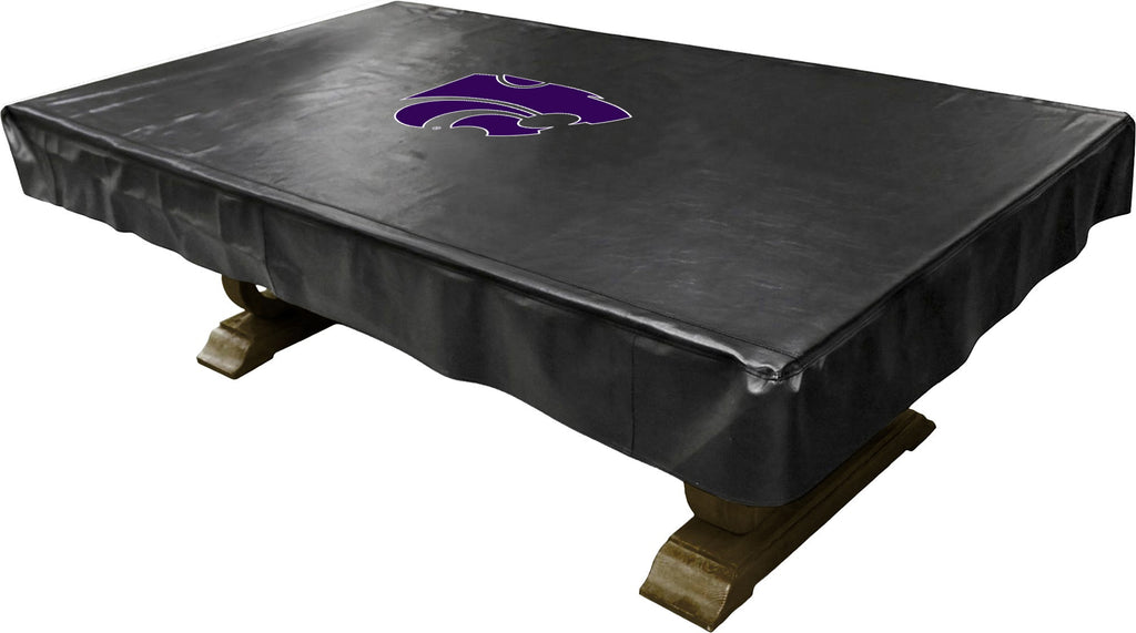 KANSAS STATE BILLIARD TABLE COVER BLACK - KSUBTC100ST-8