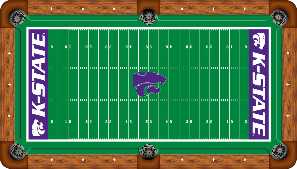 KANSAS STATE BILLIARD TABLE FELT - RECREATIONAL GRIDIRON - KSUBTF000-8R