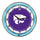 KANSAS STATE NEON WALL CLOCK - 18'' PURPLE FACE / BLUE NEON - KSUNWC100-18
