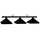 KITSILANO 54'' MATTE BLACK/MATTE BLACK 3 LT