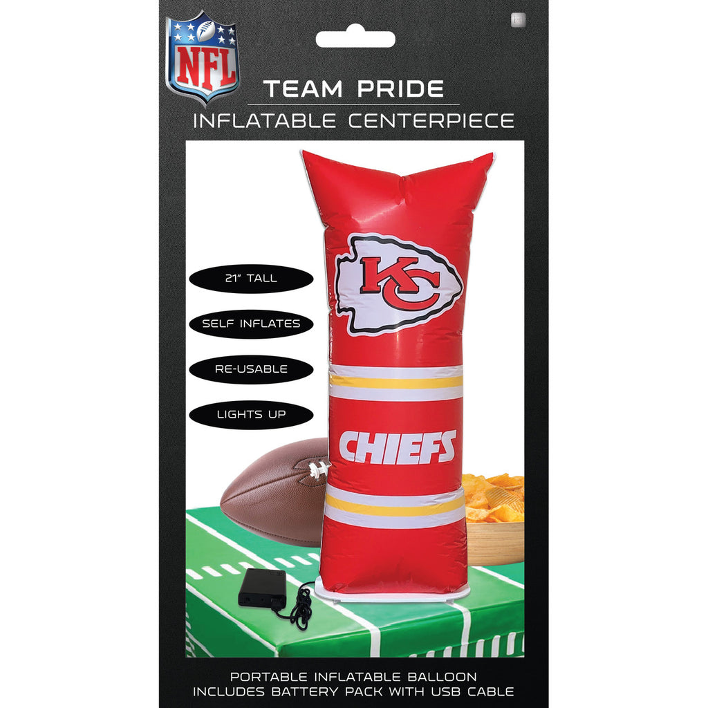 Kansas City Chiefs Inflatable Centerpiece - Sporticulture