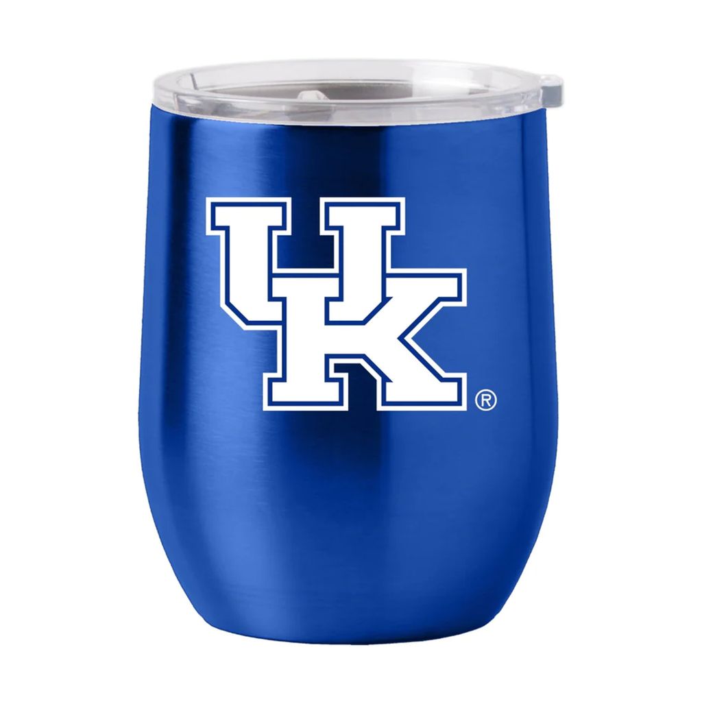 Kentucky Wildcats Travel Tumbler 16oz Stainless Steel Curved - Logo Brands
