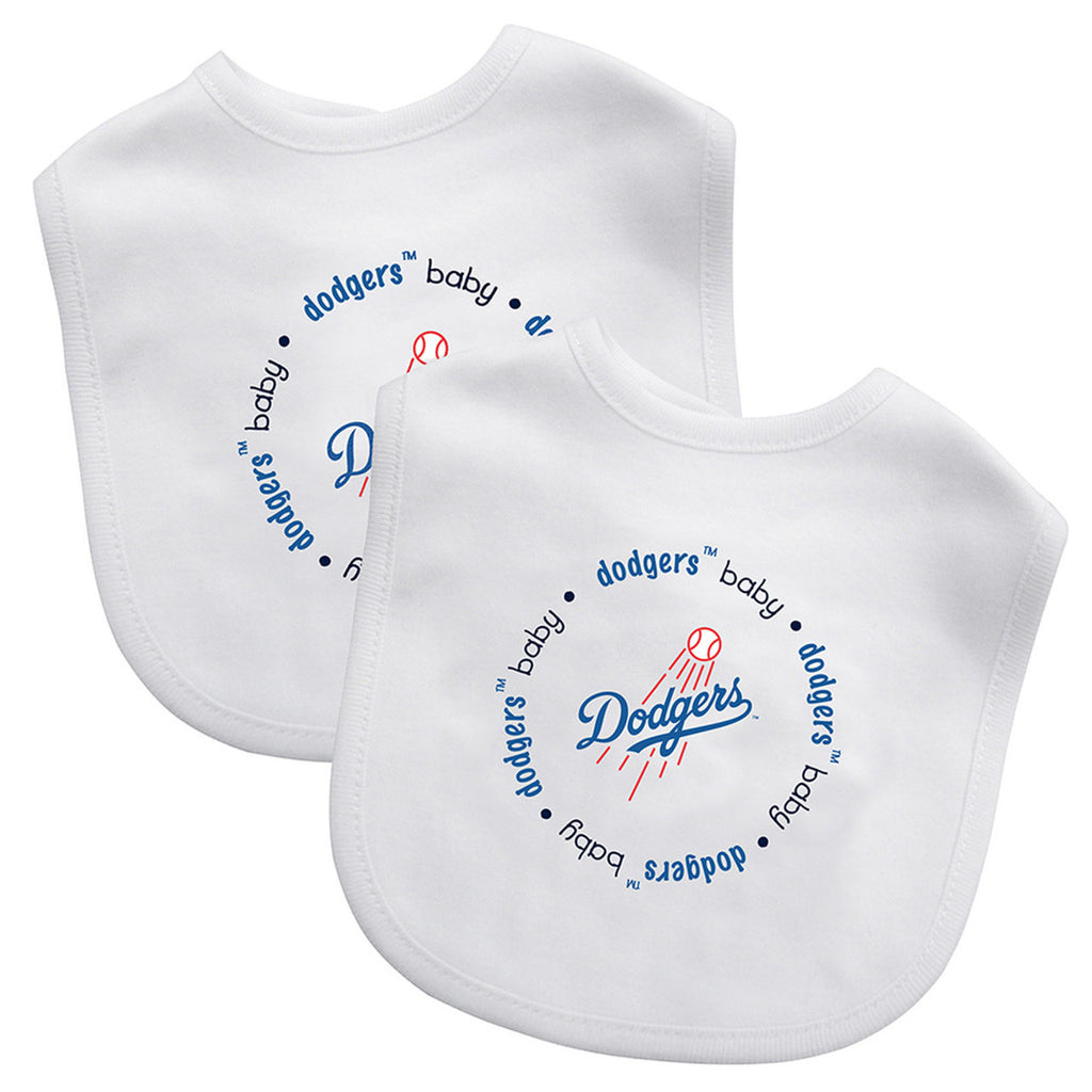 Los Angeles Dodgers Baby Bib 2 Pack - Masterpieces Puzzle Company