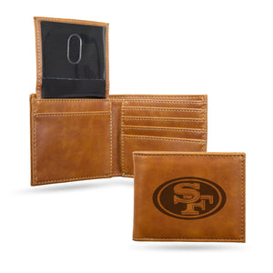 San Francisco 49ers Wallet Billfold Laser Engraved - Rico Industries