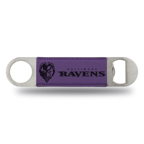Baltimore Ravens Bar Blade Bottle Opener Laser Engraved - Rico Industries