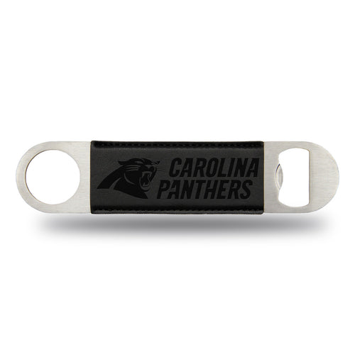 Carolina Panthers Bar Blade Bottle Opener Laser Engraved - Rico Industries