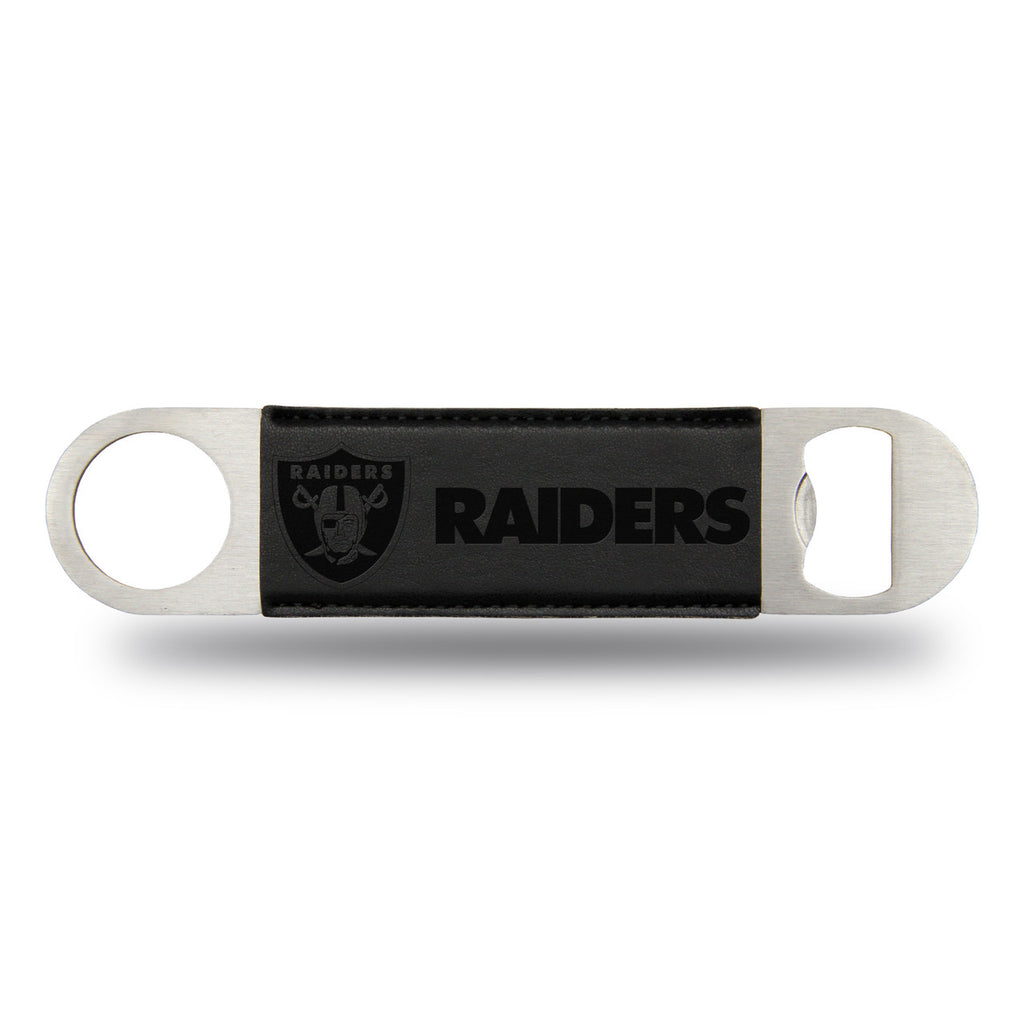 Las Vegas Raiders Bar Blade Bottle Opener Laser Engraved - Rico Industries