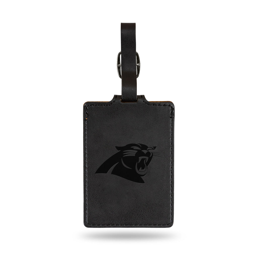 Carolina Panthers Luggage Tag Laser Engraved - Rico Industries