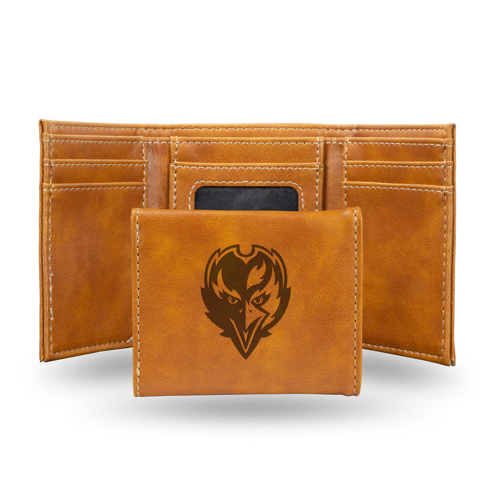 Baltimore Ravens Wallet Trifold Laser Engraved - Rico Industries