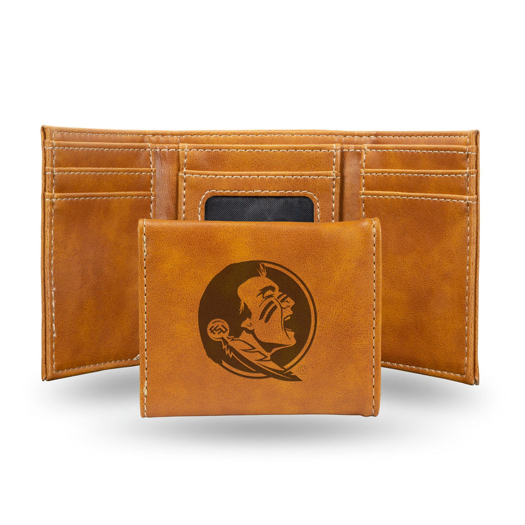 Florida State Seminoles Wallet Trifold Laser Engraved - Rico Industries