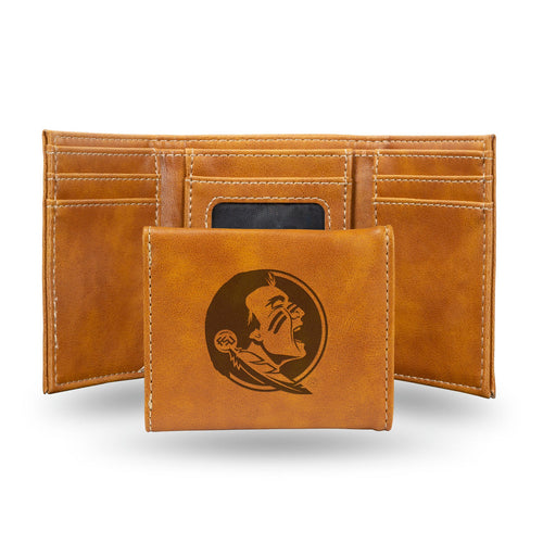 Florida State Seminoles Wallet Trifold Laser Engraved - Rico Industries