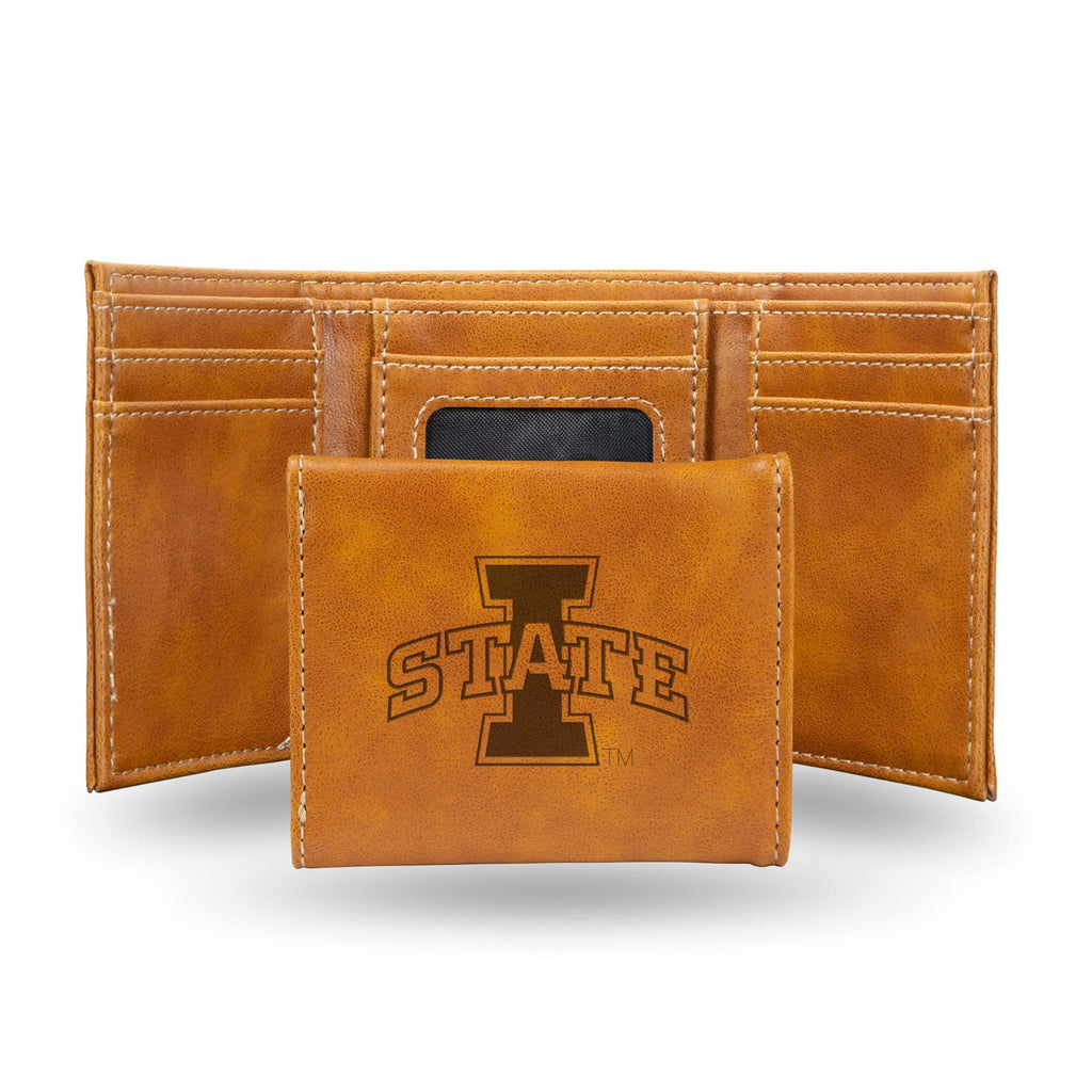 Iowa State Cyclones Wallet Trifold Laser Engraved - Rico Industries