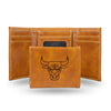 Chicago Bulls Wallet Trifold Laser Engraved - Rico Industries