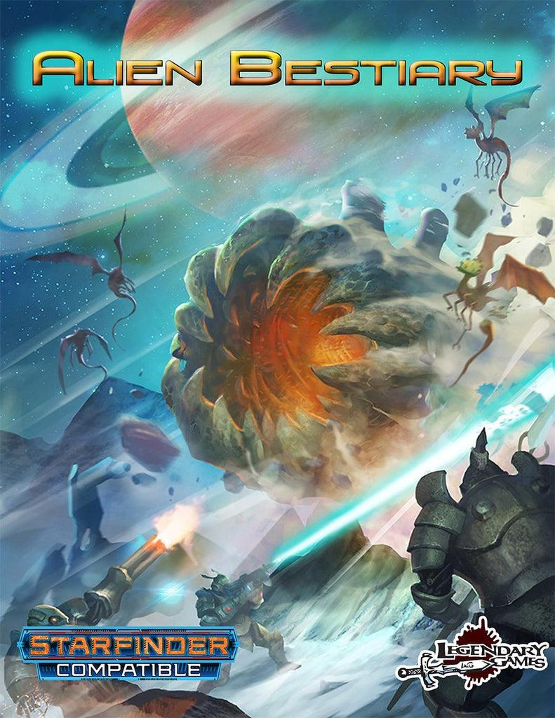 Legendary Games LGP400AB01SF Alien Bestiary - Starfinder Game
