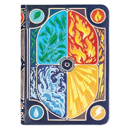 Lynx Accessories: Faux-Leather Elemental Trading Card 9-Pocket Binder